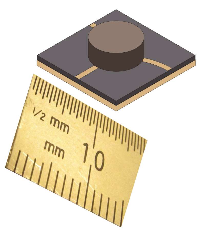 Microstrip junction circulator illustration