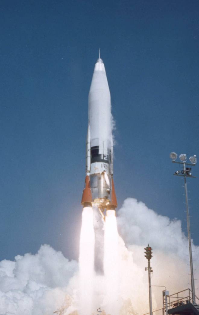 Missile launch photograph