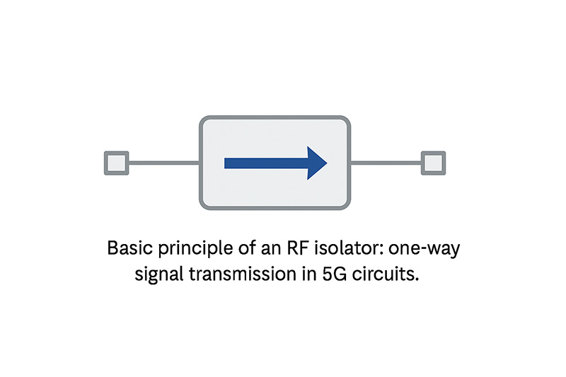 Basic principle of an RF isolator