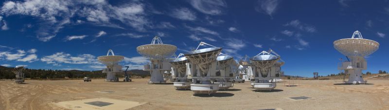 millimeter-wave radio telescope array illustrating high-frequency