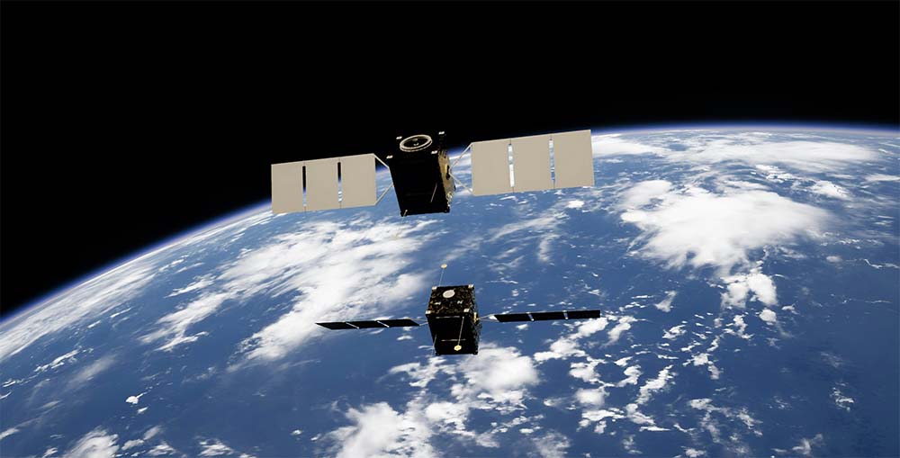 communications atellites in orbit