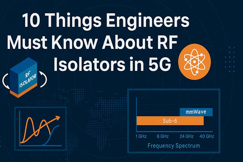 Ferrite material innovations enhance non‑reciprocal performance for 5G isolators