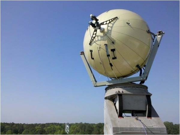 large microwave measurement setup