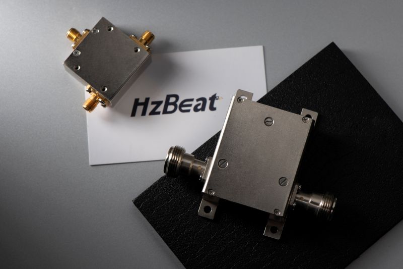 HzBeat wideband RF circulator and isolator samples