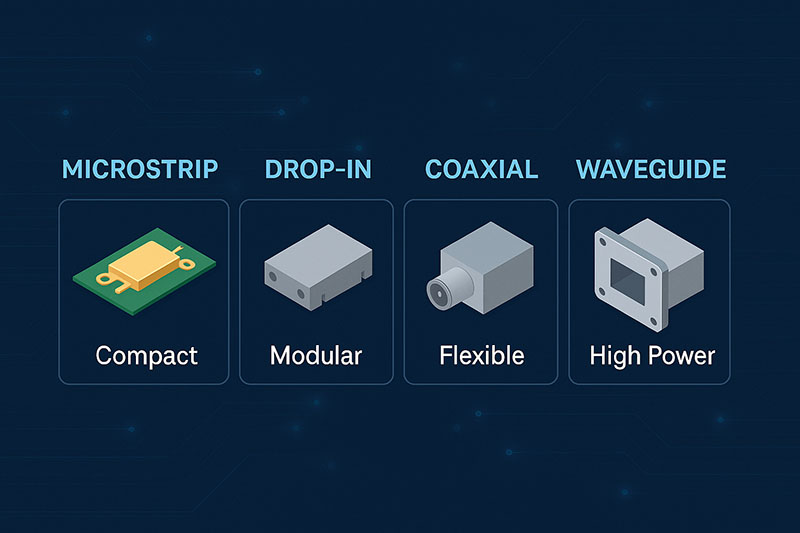  Overview of Microstrip, Drop-In, Coaxial, and Waveguide isolators