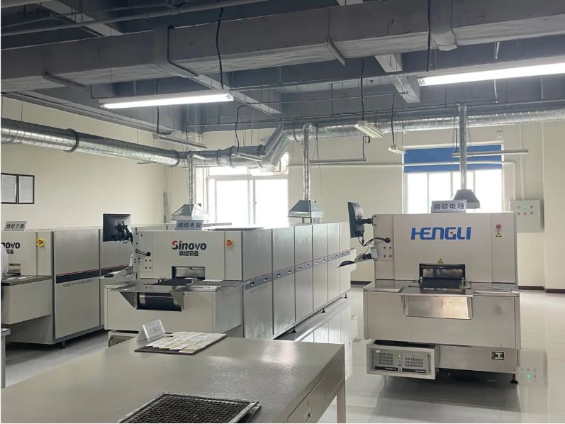 RF circulator and isolator factory production equipment lines with sintering and processing machines