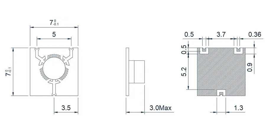 smt microstrip y junction circulator 8-12-ghz