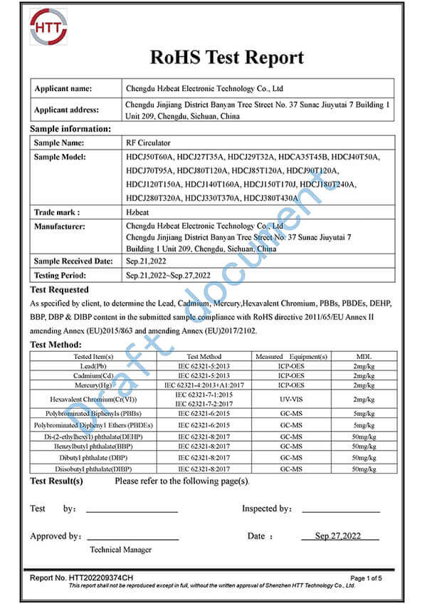 Qualification Certificate
