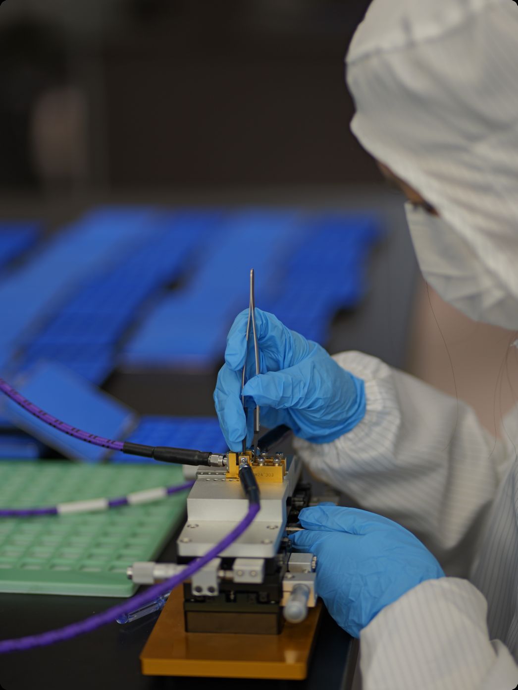 Visual representation of our company values and mission in RF technology