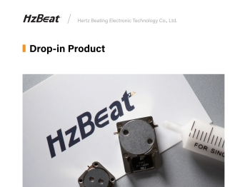 HzBeat drop-in ürün broşürü kapağı