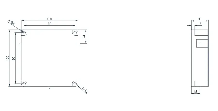 0.1~0.4GHz Broadband Drop-in Circulator