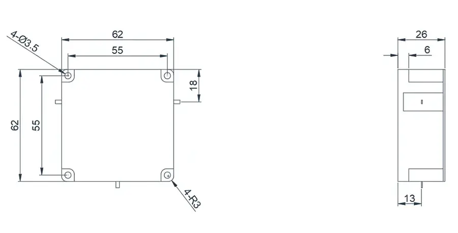0.3~0.6GHz Broadband Drop-in Circulator