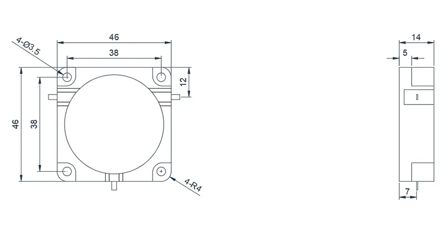 0.5~1.0GHz Broadband Drop-in Circulator