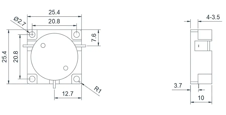 2.0~6.0GHz Broadband Drop-in Circulator