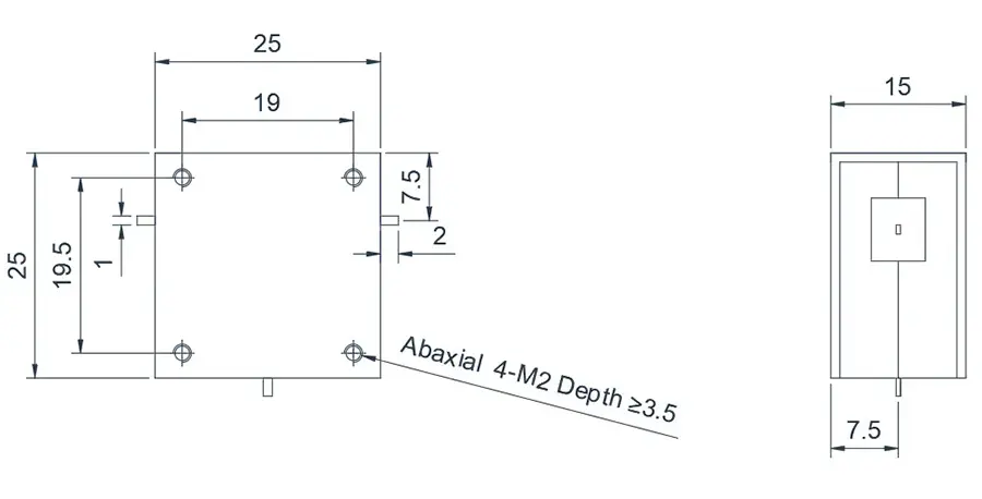 3.0~6.0GHz Broadband Drop-in Circulator<