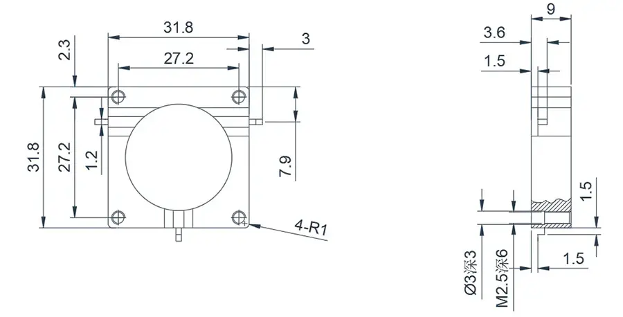 0.336~0.344GHz SMD Sirkülatör(SMT)