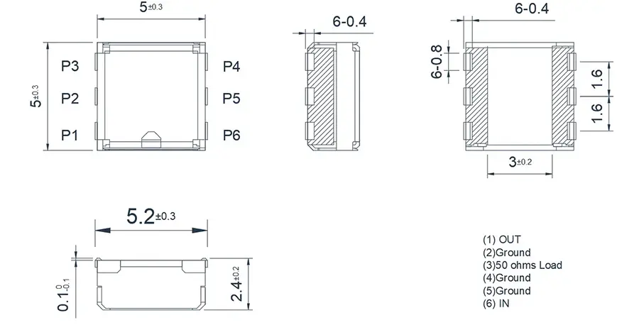 1.8~3.6GHz SMD Sirkülatör(SMT)