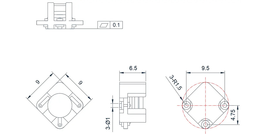 2.496~3.8GHz SMD Circulator(SMT)