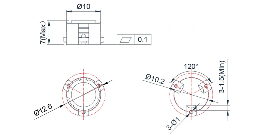 3.4~3.6GHz SMD Circulator(SMT)