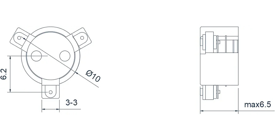 8.0~18.0GHz Microstrip Circulator Appearance
