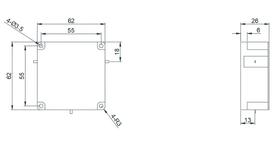 0.15~0.4GHz Tipik Drop-in Sirkülatör