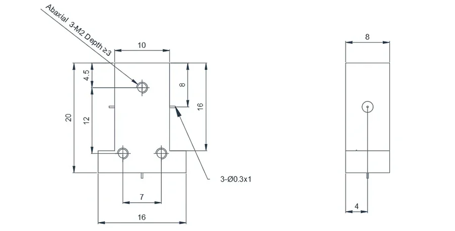 18.0~40.0GHz Tipik Drop-in Sirkülatör