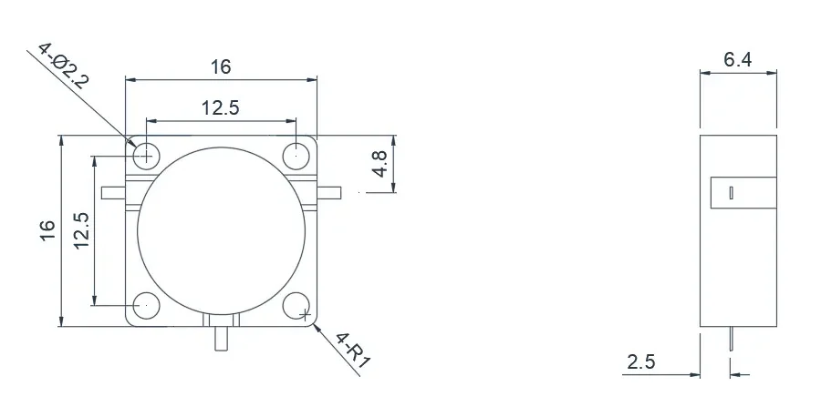 2.5~5.0GHz Tipik Drop-in Sirkülatör