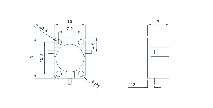 2.6~3.8GHz Typical Drop-in Circulator