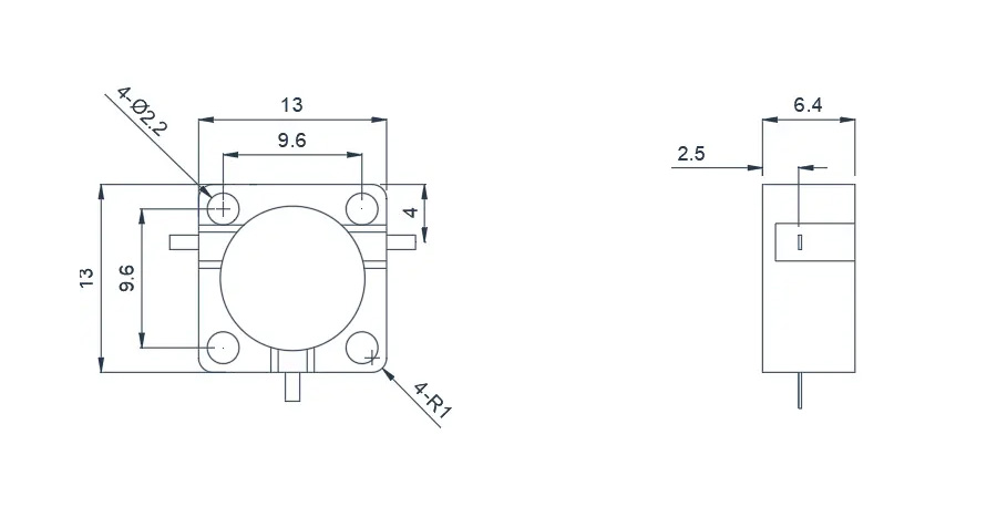 4.0~8.0GHz Typical Drop-in Circulator