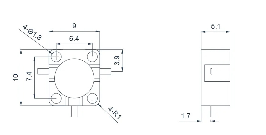 7.0~18.0GHz Typical Drop-in Circulator