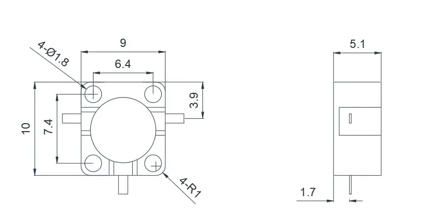 7.0~18.0GHz Tipik Drop-in Sirkülatör