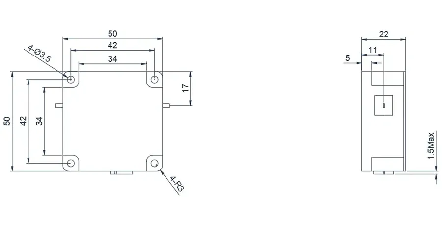 1.0~2.0GHz Drop-in İzolatör Görünümü