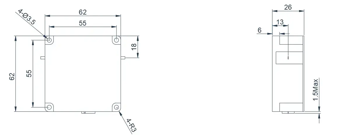 0.15~0.4GHz Tipik Drop-in İzolatör Görünümü