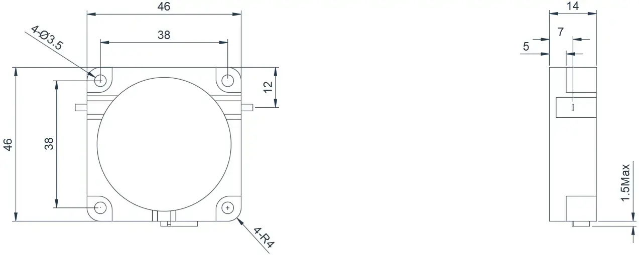 0.25~0.6GHz Tipik Drop-in İzolatör Görünümü