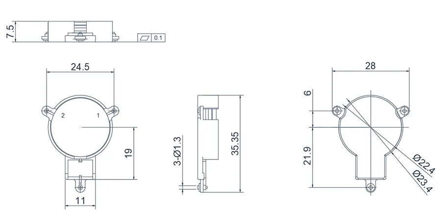 0.46~1.88GHz SMD Isolator(SMT)