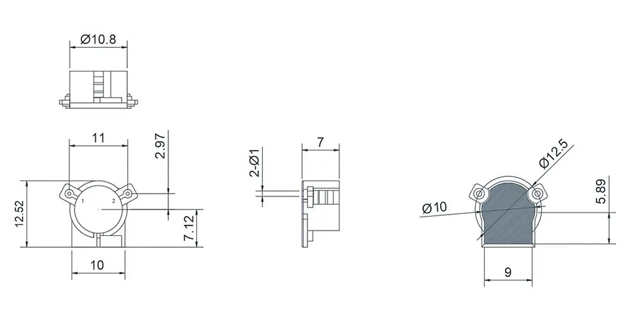 1.805~2.17GHz SMD Isolator(SMT)