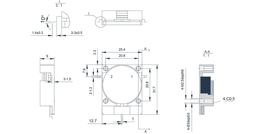2.11~2.17GHz SMD Isolator(SMT)