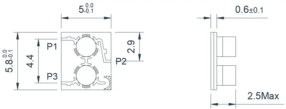 15.0~17.0GHz Minyatürleştirilmiş Çift Bağlantılı Mikroşerit Sirkülatör Görünümü