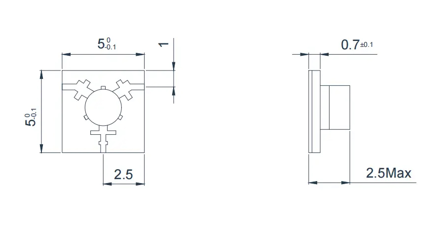 14.0~20.0GHz Microstrip Circulator Appearance