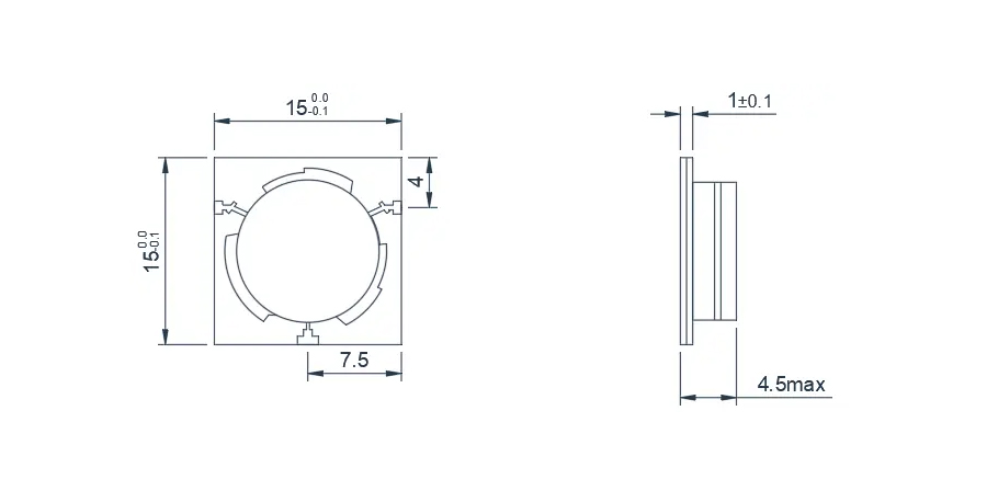 2.0~6.0GHz Broadband Microstrip 'T' junction Circulator