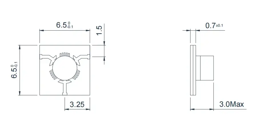 8.0~12.0GHz Geniş Bant Mikroşerit 'T' Bağlantılı Sirkülatör