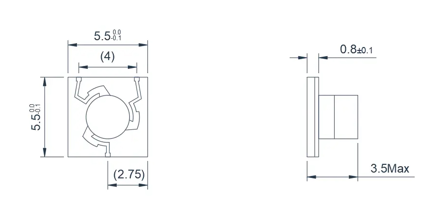 8.0~18.0GHz Microstrip 'T' junction Circulator