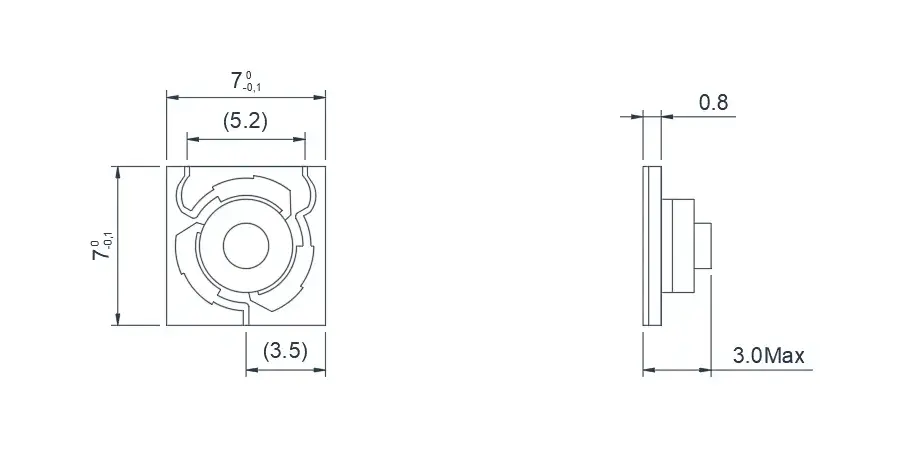 6.0~18.0GHz Geniş Bant Mikroşerit 'Y' Bağlantılı Sirkülatör