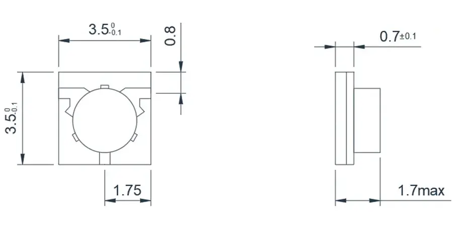 7.0~9.5GHz Mikroşerit Sirkülatör Görünümü