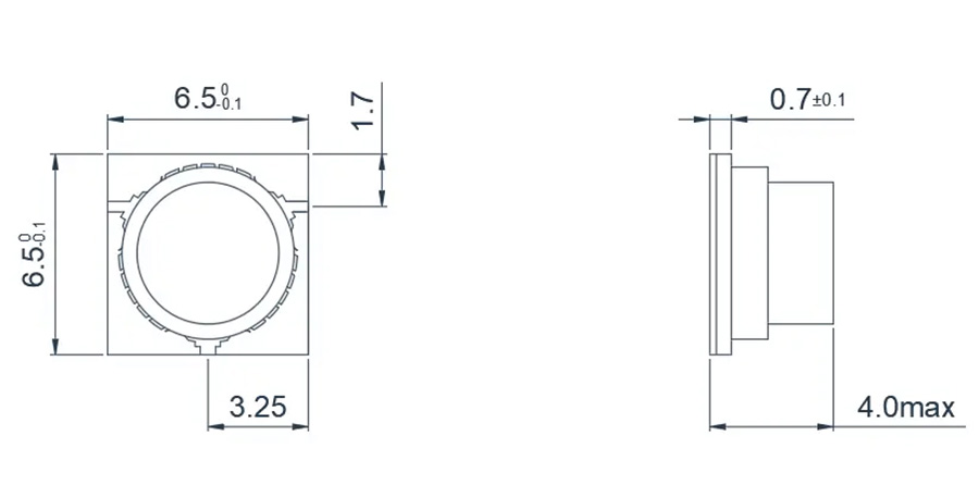 2.7~4.0GHz Microstrip Circulator Appearance
