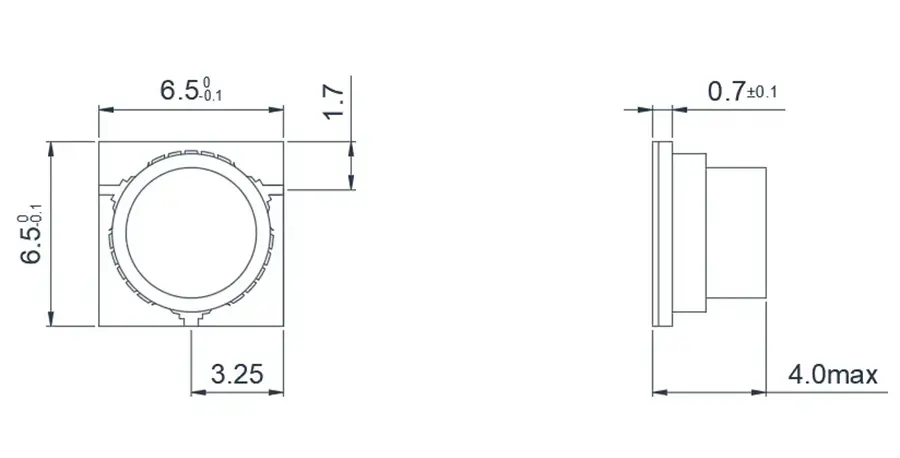 2.7~4.0GHz Mikroşerit Sirkülatör Görünümü