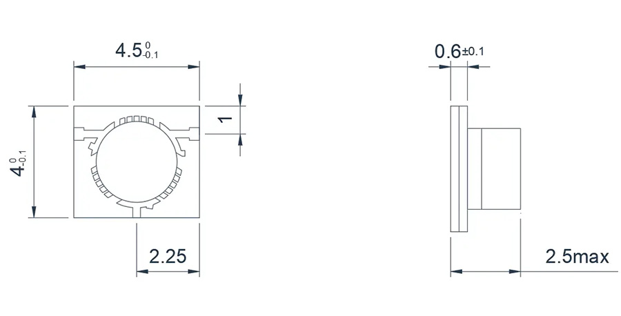 4.8~8.0GHz Microstrip Circulator Appearance