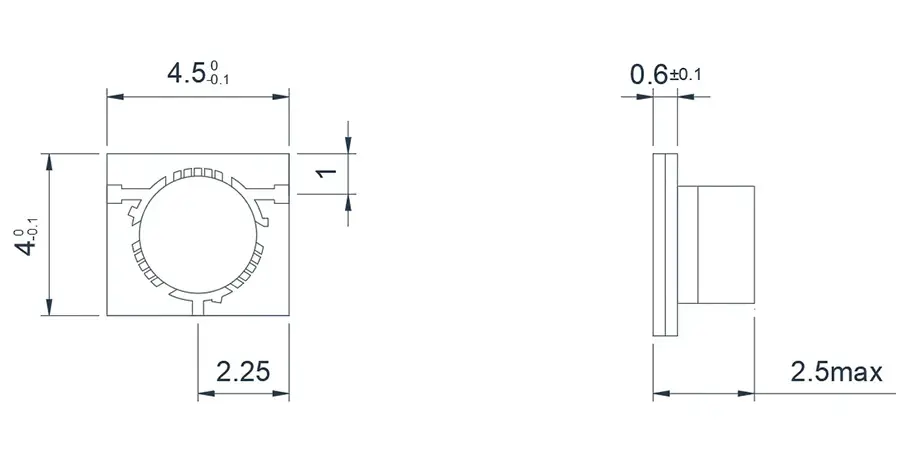 4.8~8.0GHz Mikroşerit Sirkülatör Görünümü