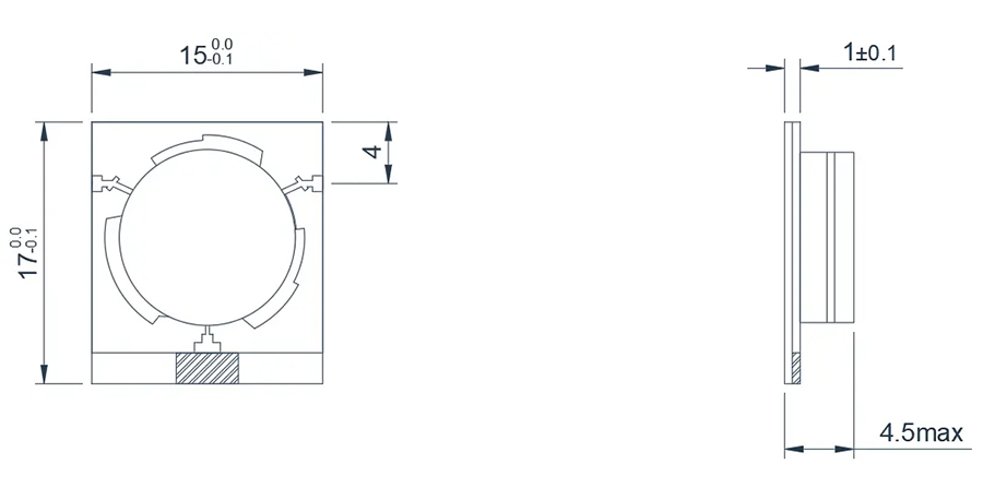 2.0~6.0GHz Broadband Microstrip 'T' junction Isolator