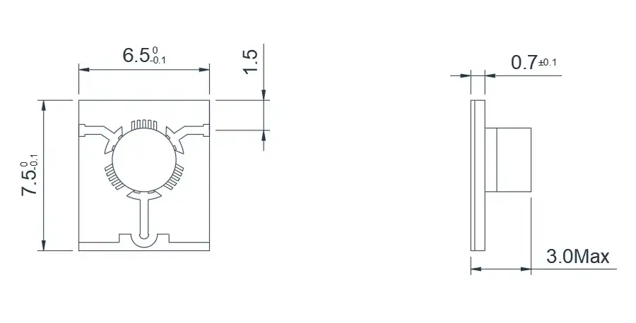 8.0~12.0GHz Geniş Bant Mikroşerit 'T' Bağlantılı İzolatör
